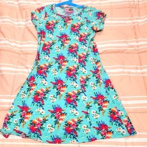 Aviva blue floral dress Size Small 6